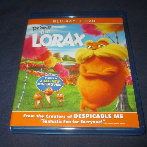 Dr. Seuss' The Lorax (Blu-Ray/DVD, 2012, 2-Disc, No Digital Code) w/Slipcover - Picture 3 of 5